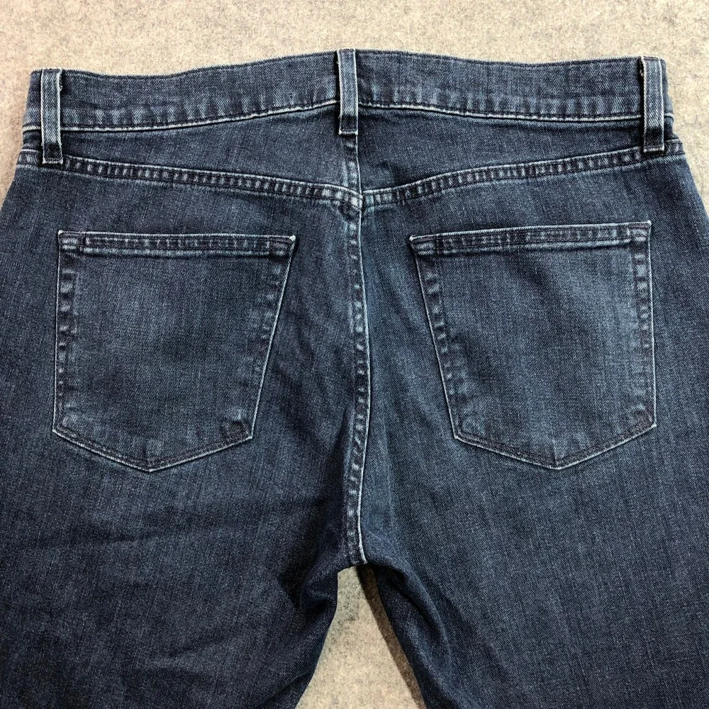 J Brand Mens Kane Slim Straight Jeans 31 Dark Blue Truncus Stretch Made in USA